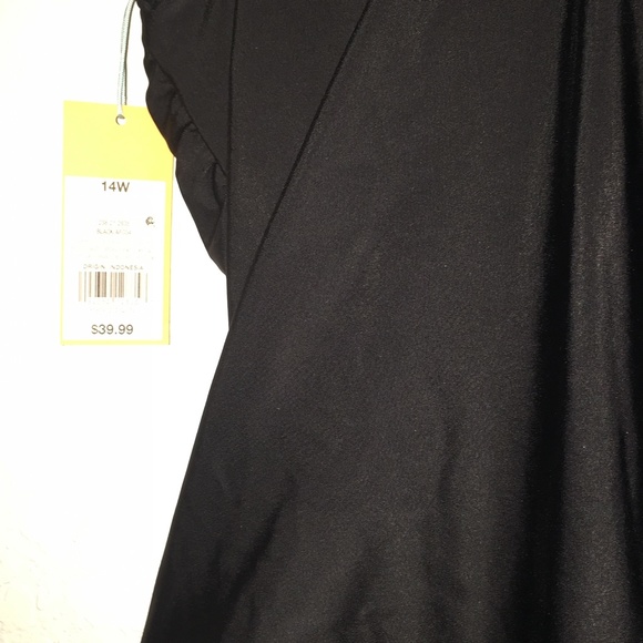 NWT KONA SOL Plus SIZE Bow Tie One piece SZ 14W - Picture 4 of 5